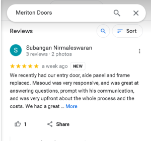 Meriton door reviews