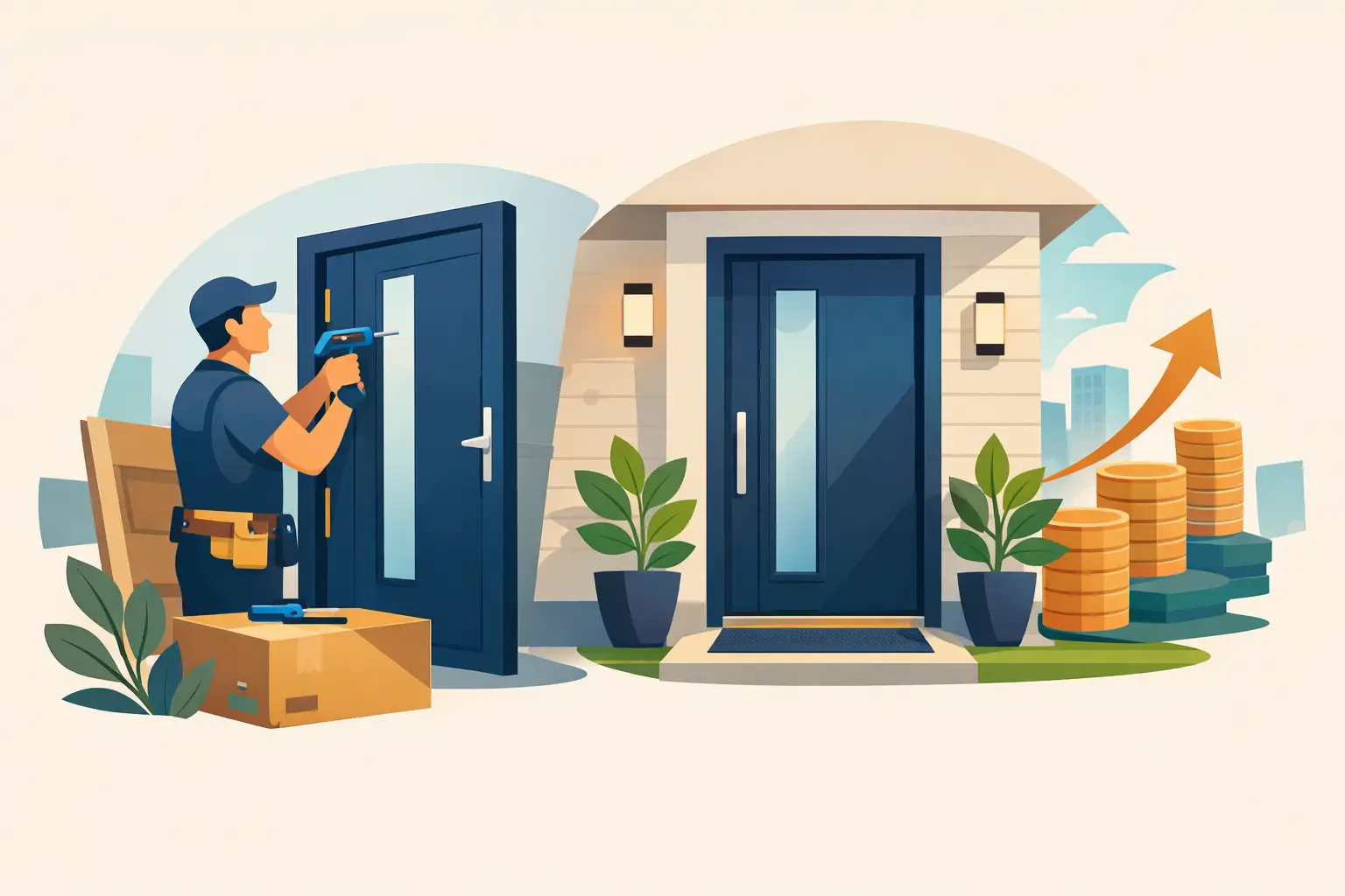 Front Door Replacement That Adds Value