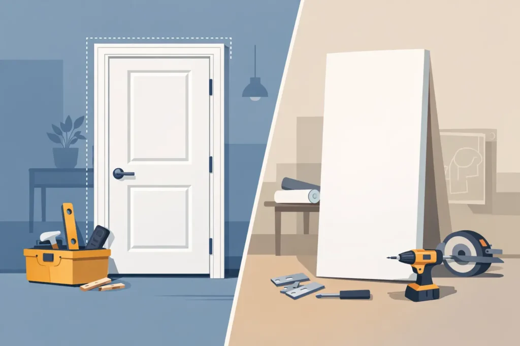 Pre Hung vs Slab Doors for Your Home Project