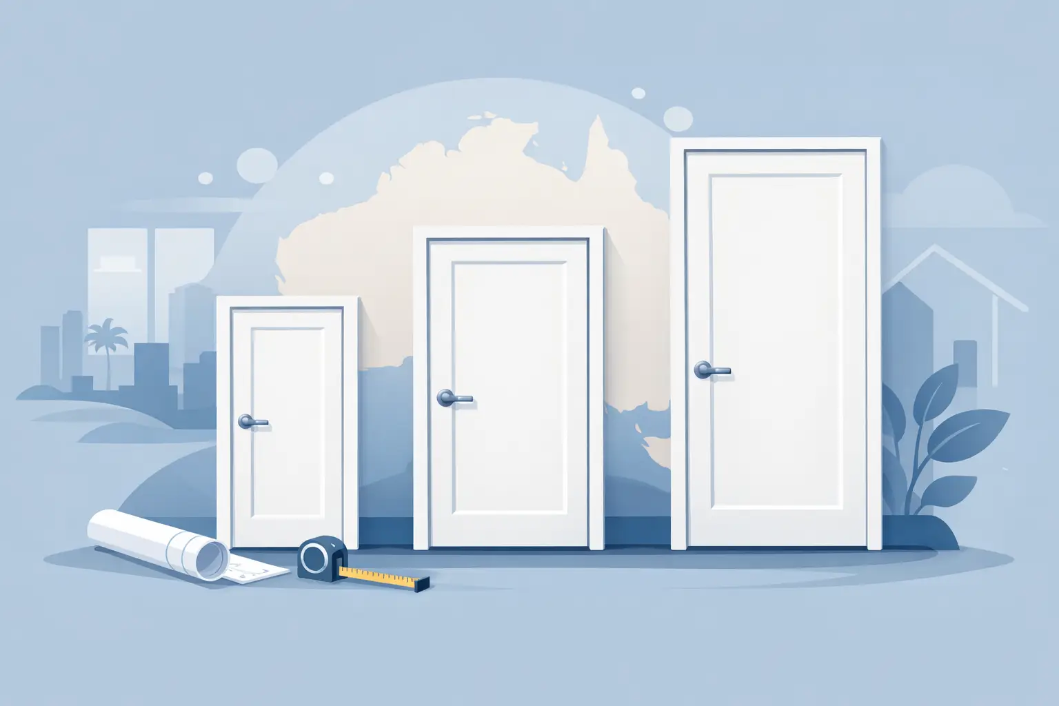 What Are Standard Internal Door Sizes in Australia?