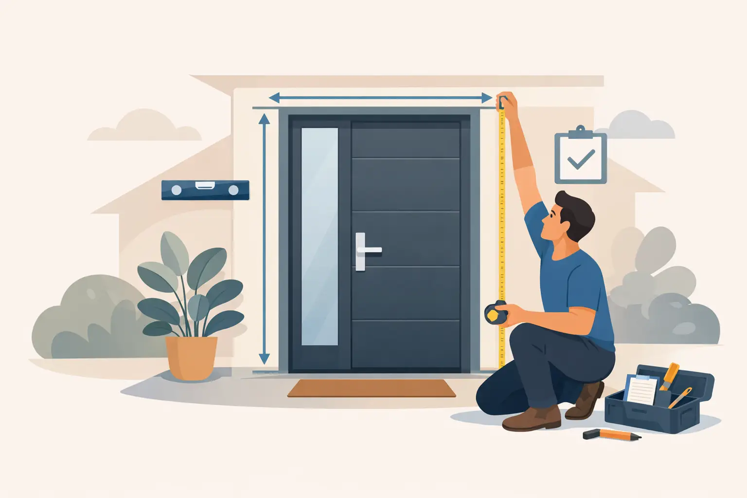 How to Measure for a New Front Door Properly