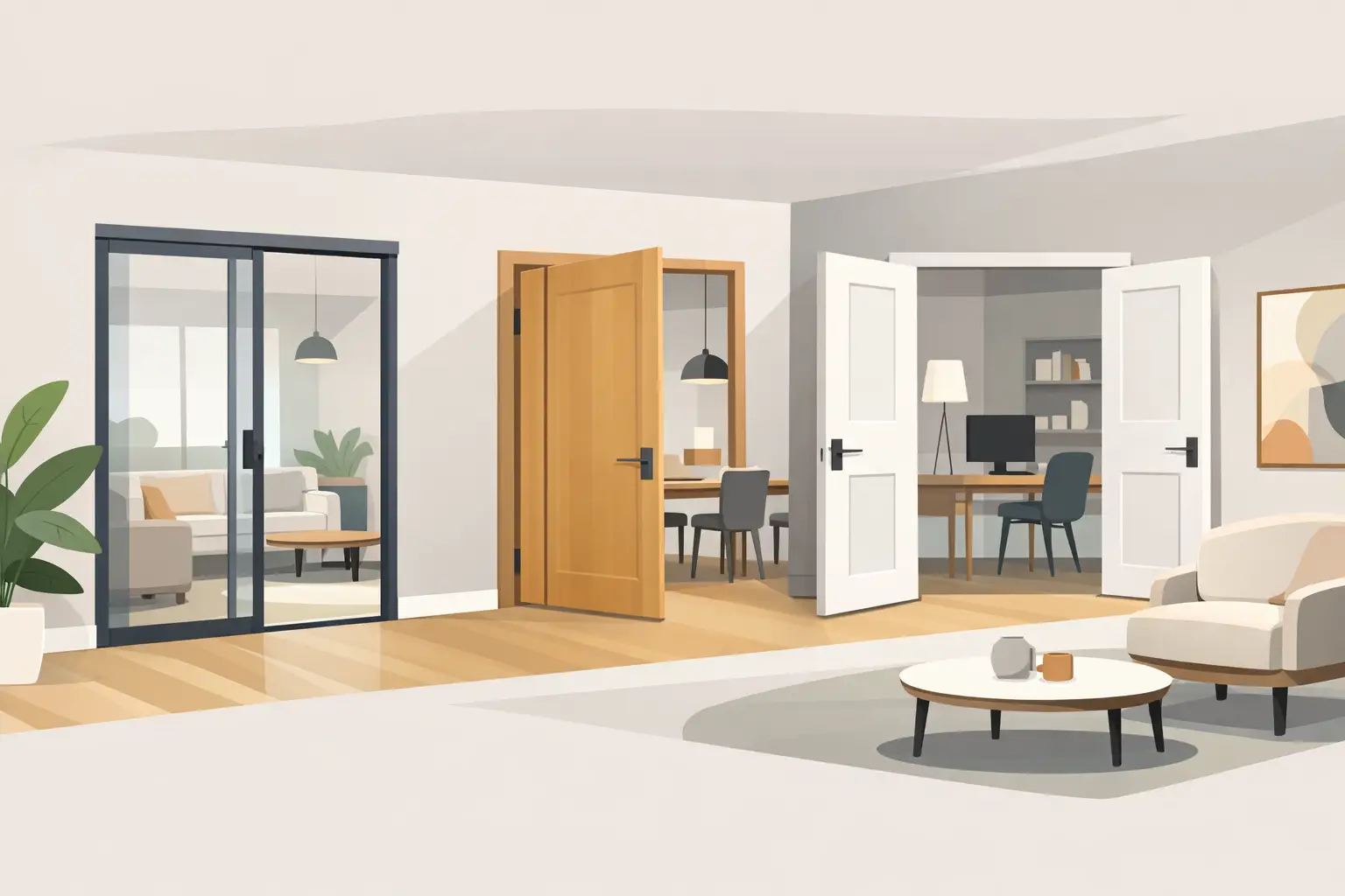 The Best Internal Doors for Open Plan Homes