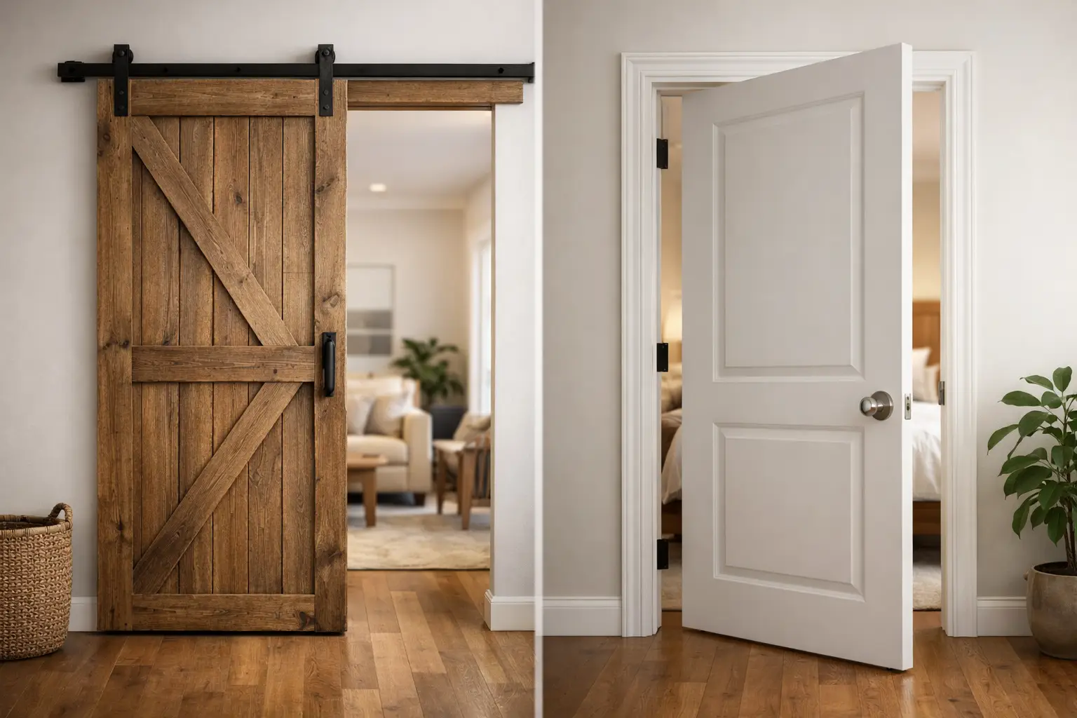 Barn Door vs Hinged Door: Which Fits Your Home?